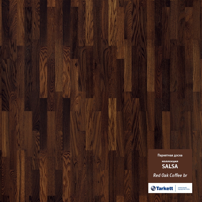 TARKETT SALSA RED OAK COFFEE BR PN TL228, Красный Дуб Кофе Браш,выведен в 2017